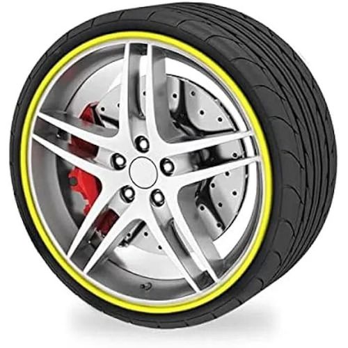 Protecteur De Jante - Occ Motorsport - 6 Mètres - Adhésif 3m - Jaune - Décoratif Et Protecteur