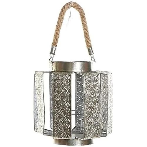 Chandelier - DKD Home Decor - Argenté - Métal - 21 x 21 x 22 cm - Objets décoratifs
