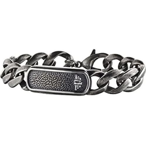 Bracelet - Police - S14agk02b - Acier - 18 Cm - Gris