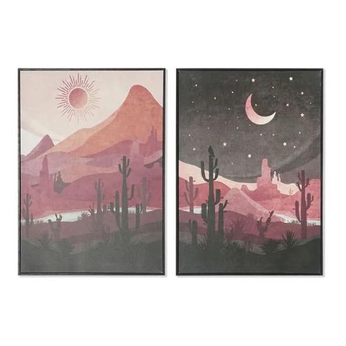 Tableau - toile Dkd home decor - S3017887 - Tableau de la Marque Paysage (2 pieces) (50 x 3 x 70 cm) (Reference : )
