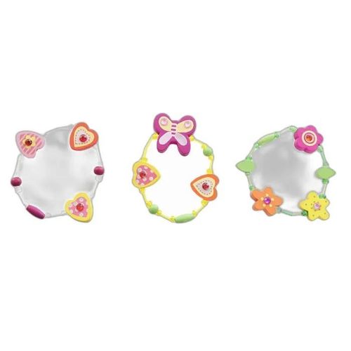 Bracelet - Dkd Home Decor - Fleurs - Bois - Multicolore - Standard