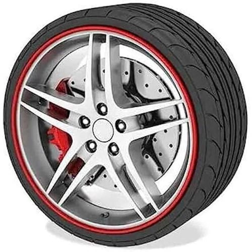 Protecteur De Jante - Occ Motorsport - 6 Mètres - Adhésif 3m - Rouge - Protection Contre Les Chocs