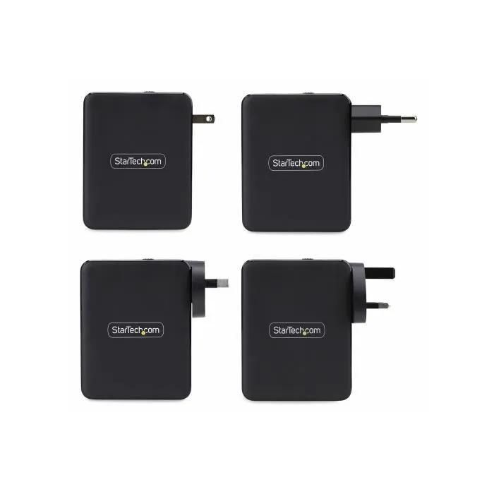 Adaptateur secteur - StarTech.com - StarTech.com 140W USB-C Wall Charger, USB-C/USB-A, PD GaN Power Adapter - Adaptateur secteur -