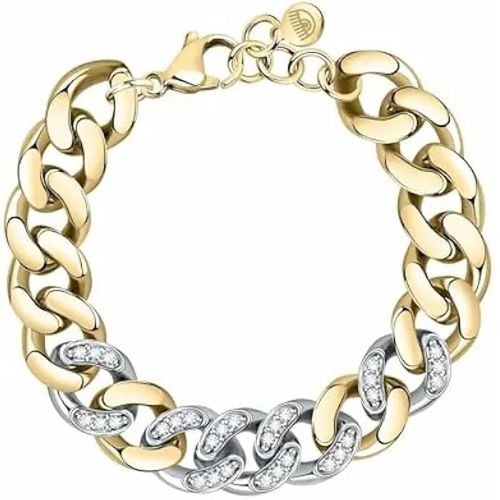 Bracelet - Chiara Ferragni - Collection Chaîne - Or Et Zircons - One Size - Métal Doré