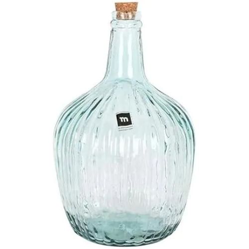 Bidon À Eau En Verre - La Mediterránea - 4 L - Multicolore - Vintage - Cylindrique
