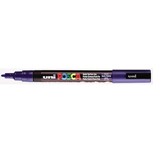 Marqueur - Uni-Ball - Uni Posca 0,9-1,3 Mm - Multicolore - Indélébile - Pointe Fine