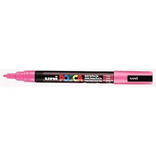 Marqueur - Uni-Ball - Uni Posca 0,9-1,3 Mm - Multicolore - Indélébile - Pointe Fine