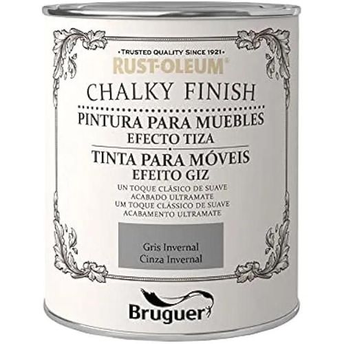 Peinture - BRUGUER - Xylazel Chalky Finish - Gris hivernal - 750 mL - Mat intérieur
