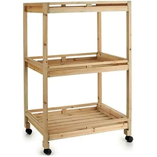 Étagère En Bois - Ibergarden - 36 X 104 X 72,5 Cm - 3 Étagères - Blanc - Meuble De Salon