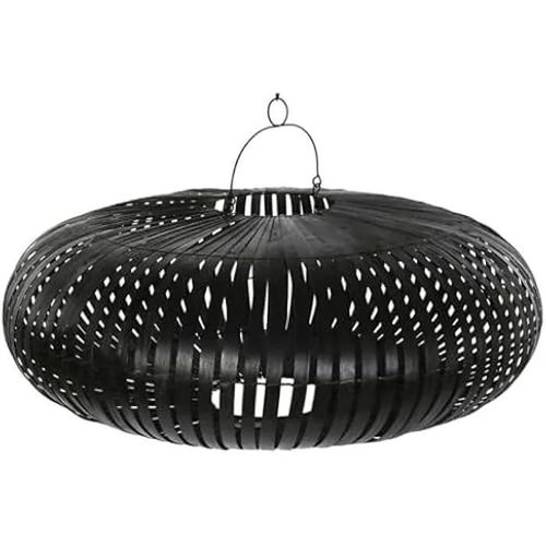 Abat-Jour En Bambou - Home Esprit - Multicolore - 80 X 80 X 30 Cm - Design Contemporain - Électrique