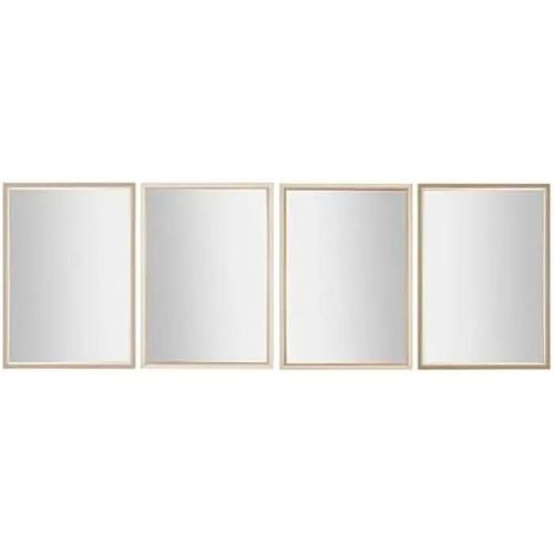 Miroirs muraux - HOME ESPRIT - Lot de 4 - Polystyrène - Multicolore - 70 x 97 cm
