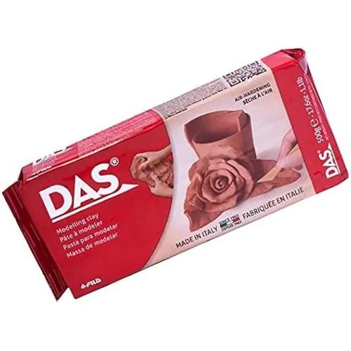 Pâte À Modeler Autodurcissante - Das - Terracotta - 500g - Durcit À L'air - Facile À Lisser