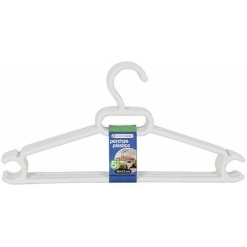 Cintres en Plastique - DEM - Leo - Multicolore - 5 pièces - 38 x 17,5 cm