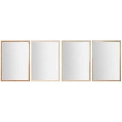 Miroirs muraux - HOME ESPRIT - Lot de 4 - Polystyrène - Multicolore - 66 x 92 cm