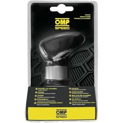Pommeau De Levier De Vitesse - Omp - Omps18260012 - Noir - Universel - 15x10x25 Cm