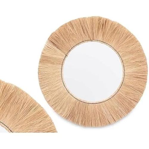 Miroir Mural - GIFT DECOR - Marron - Verre - 79 x 79 cm - Décoration Contemporaine