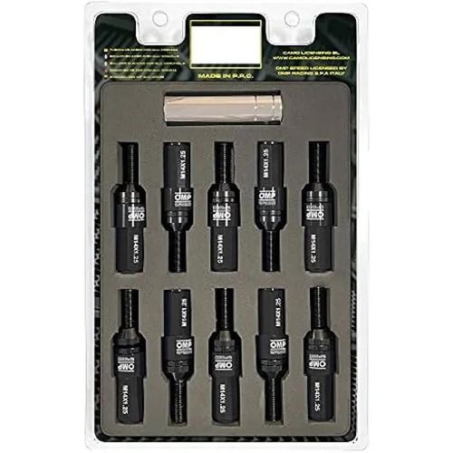 Vis De Roue - Omp - Lot De 20 - M14x1.25 - Clé 17-19 - Longueur 28 Mm
