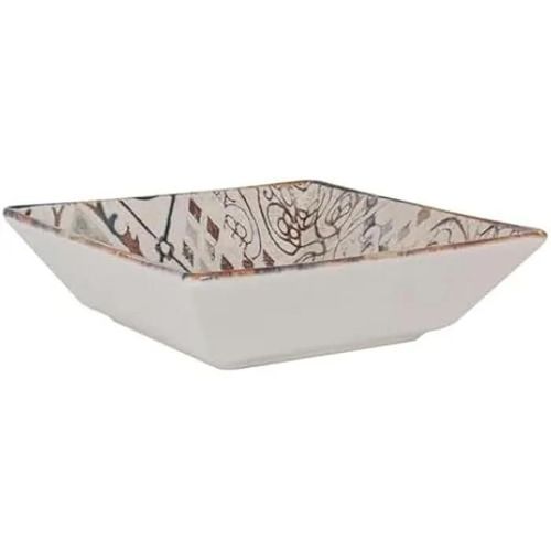 Saladier - La Mediterránea - Grèce - Porcelaine - 18 X 18 X 5 Cm - Multicolore