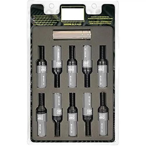 Jeu De Vis Performance - Omp - M14x1.25 - Protection En Aluminium - Hex : 17-19 - Longueur : 28 Mm