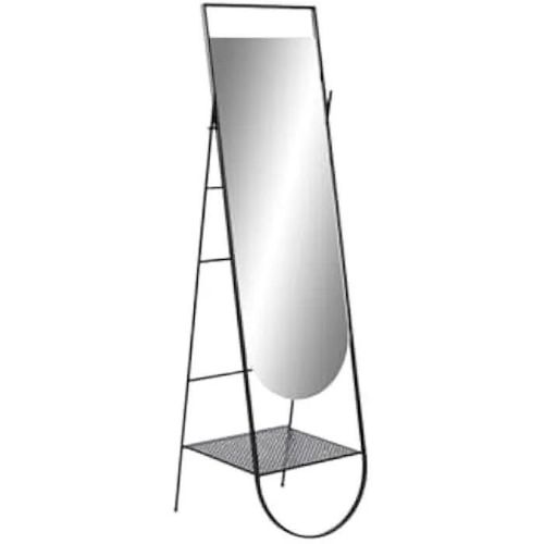 Miroir vestiaire - HOME ESPRIT - Noir - 44,4 x 40 x 162 cm - Rectangulaire - Contemporain