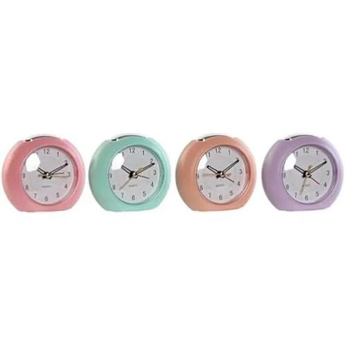 Horloge de Table - HOME ESPRIT - Multicolore - Rose Corail - 10 x 4,7 x 9 cm - Style Contemporain