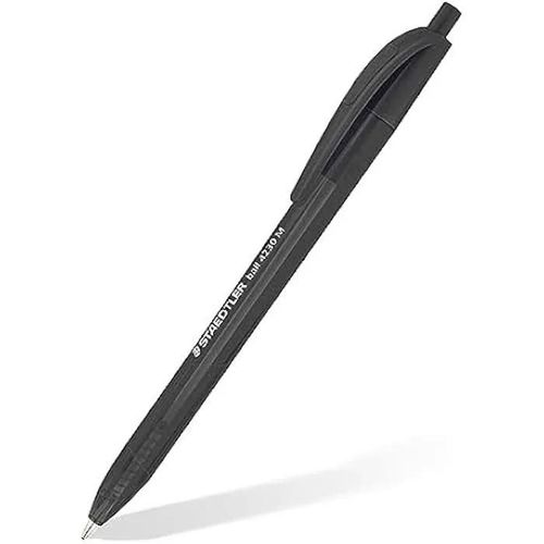 Stylo À Bille - Staedtler - 4230 - Noir - Corps Triangulaire - Pointe Moyenne 1,0 Mm