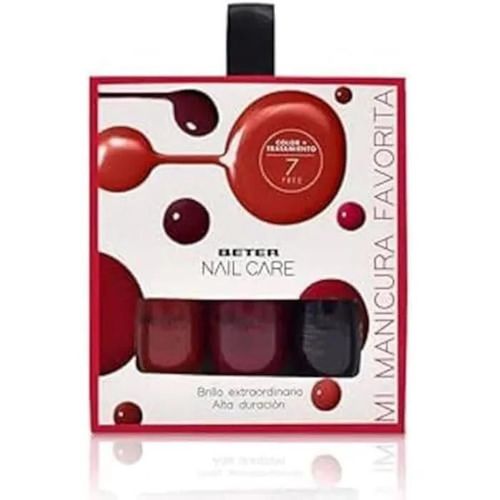 Vernis À Ongle - Beter - Set De 3 - Rouge Vif - Élégant - Durable Multicolore
