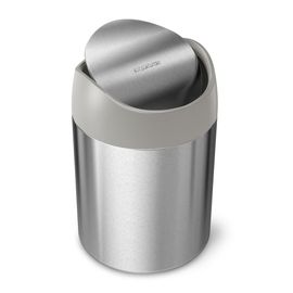 Mini poubelle de table 1,5L inox