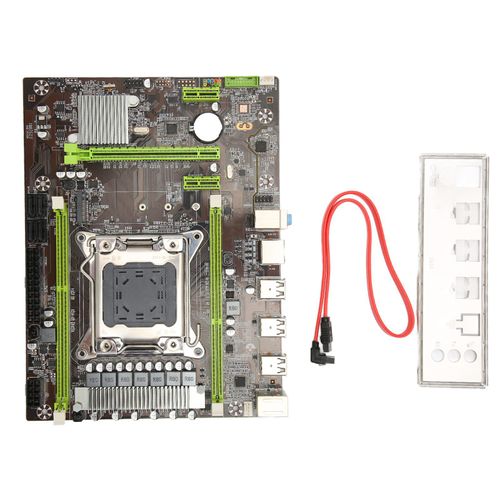 Carte mère DDR3 1 PCIe X16 4 SATA2.0 double canal DDR3 8 USB2.0 8 phases puissance LGA2011 carte mère pour ordinateur PC