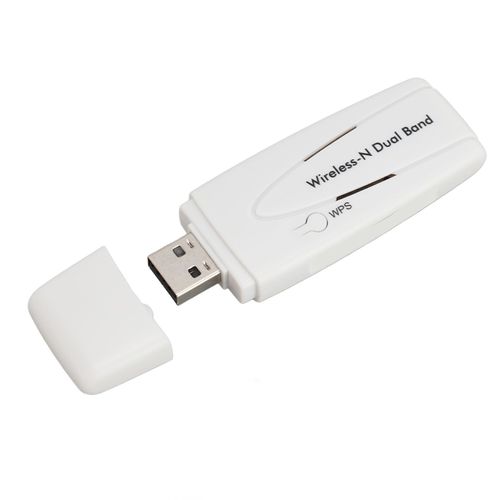 Adaptateur sans fil N double bande professionnel, haute vitesse 300Mbps 2.4G 5.8G pour Chipset Ralink RT3572, adaptateur WiFi USB