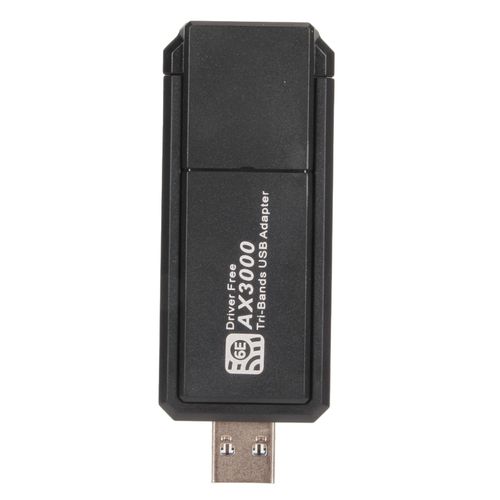 Adaptateur réseau WiFi 6E, carte réseau USB 5400Mbps avec Triple bande 2.4G 5G 6G pour Windows 10 11