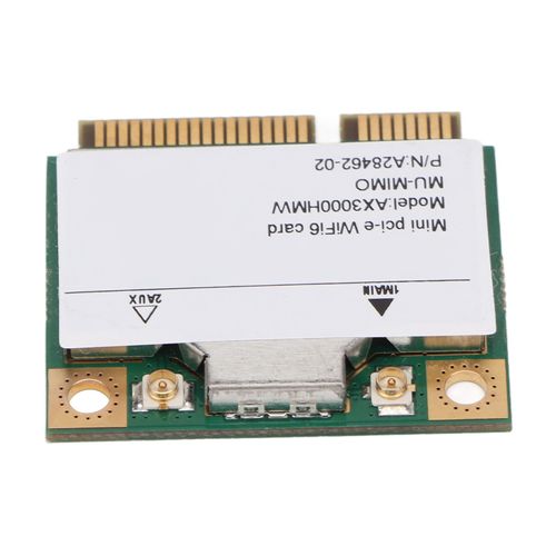 Mini carte réseau PCIE Wifi6 3000Mbps carte Wifi sans fil haute vitesse 802.11ax/ac 2.4G 5Ghz adaptateur de carte réseau