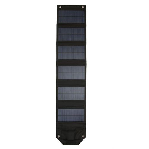 Chargeur De Panneau Solaire Portable 28w Avec Port Usb, éTanche, 5v, 4a, Pliable, Pour TéLéPhones Intelligents, Tablettes, Noir