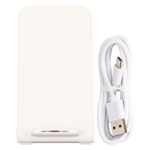Chargeur Sans Fil 15w, Vertical, Pliable, Support De Charge Rapide Pour TéLéPhone Portable, Blanc