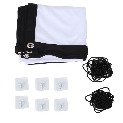 Écran de projecteur haute définition 4K, anti-plis, pliable, Portable, pour films, maison, fête, bureau, salle de classe (100 pouces)