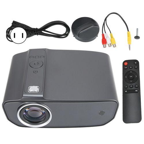 Mini projecteur Full HD 1080P LED Portable gris perle équipement de Projection de bureau à domicile prise américaine