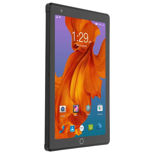 Tablette de 8 pouces, 4 go de RAM, 64 go de ROM, extensible jusqu'à 128 go, double caméra, 1920x1200 IPS HD, pour Android 10.0, 100 à 240V, prise américaine noire
