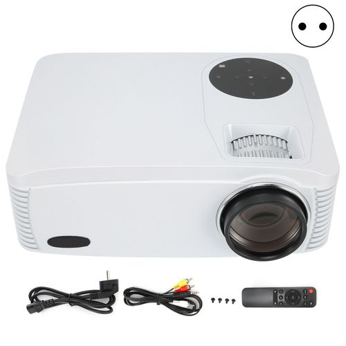Vidéoprojecteur blanc U99 projecteur de bureau prise en charge 1080P lecture pour jeux vidéo ordinateur portable TV tension 100-240VEU prise