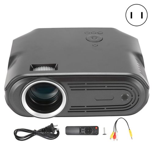Projecteur intelligent gris nacré U70, prise en charge de la lecture 1080P pour jeux vidéo, ordinateur portable, TV, tension 100-240V, prise US