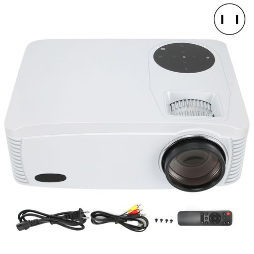 Projecteur intelligent blanc U99, projecteur de bureau, prise en charge de la lecture 1080P, pour smartphone, ordinateur portable, TV, tension 100 à 240V, prise US