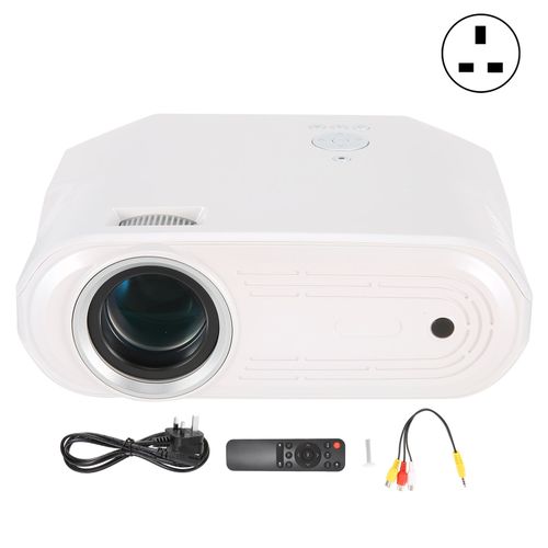 Projecteur de film blanc perle U70, Support de lecture 1080P pour films, ordinateur portable, TV, tension 100-240V, prise UK