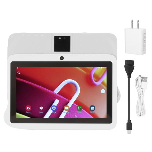 Tablette pour enfants de 7 pouces, écran IPS HD, grande capacité, mémoire 4G, 128G, 100-240V
