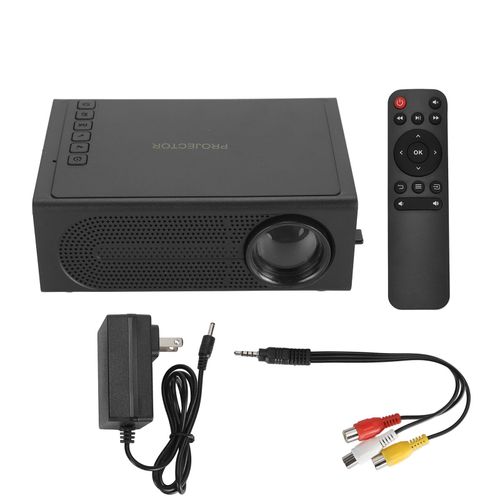 Mini projecteur 1920x1080P Full HD projecteur LED portable pour la maison Camping caméra jeu enfants cadeau 100-240V prise américaine