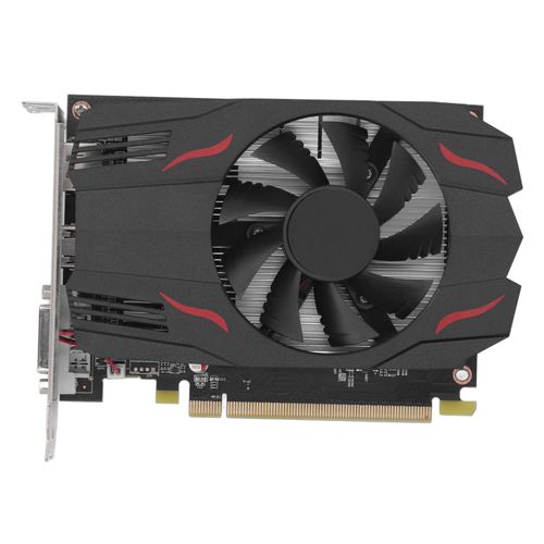 Carte graphique de jeu 4GB DDR5 128bit 1500MHz 1183MHz PCIe 3.0 16X ventilateur de refroidissement carte graphique de bureau pour ordinateur 4GB DDR5 128BIT