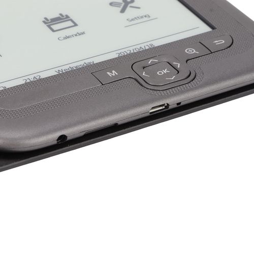 Ereader 6in 800x600 HD écran d'encre lecteur Ebook Support FM avec étui de protection casque écran d'encre E lecteur pour la lecture 8GB