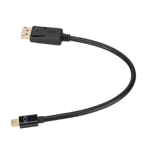 Câble Mini DP mâle vers DP 4K, résolution 2560x1600, synchronisation Audio-vidéo, Transmission 3D, câble DP vers DP pour ordinateur portable