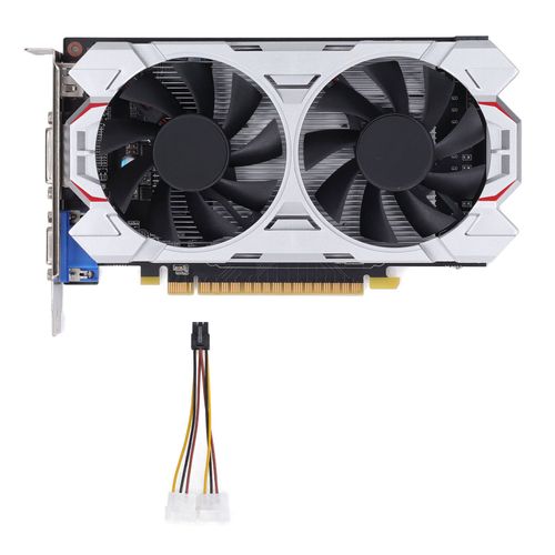 Carte graphique de jeu GTX650TI 2GB DDR5 128BIT carte graphique d'ordinateur silencieuse haute efficacité GTX650TI 2GB DDR5 128BIT PCI E