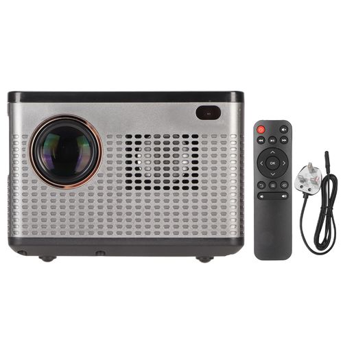 Projecteur WiFi Bluetooth 2.4G 5G téléphone portable double bande même écran 1G 8G 1280x720P projecteur de cinéma maison 100-240V prise britannique