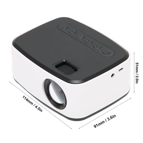 Mini projecteur 1920x1080 résolution haute définition fonction Zoom Portable sans fil miroir Wifi équipement de Projection prise AU