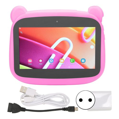 Tablette pour enfants 7 pouces, 2 go 32 go de mémoire, pour Android 10, prise ue, 100 à 240V